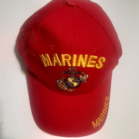 U.S. Marines Embroidered Hat/Cap OSFM - Picture 1 of 7